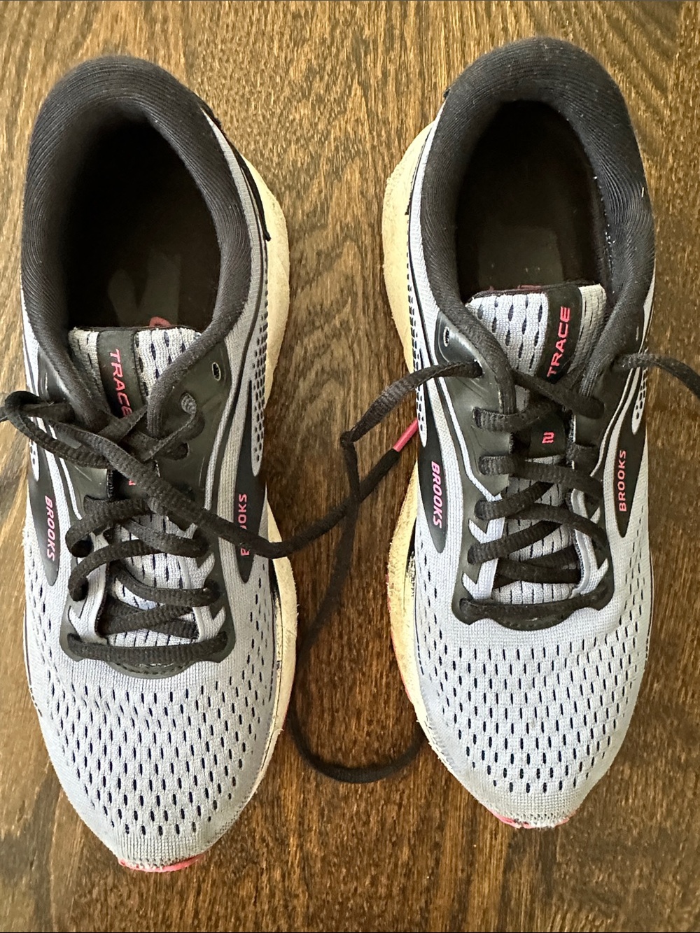 Brooks Running Shoes - Grey, Black & Pink Highlights